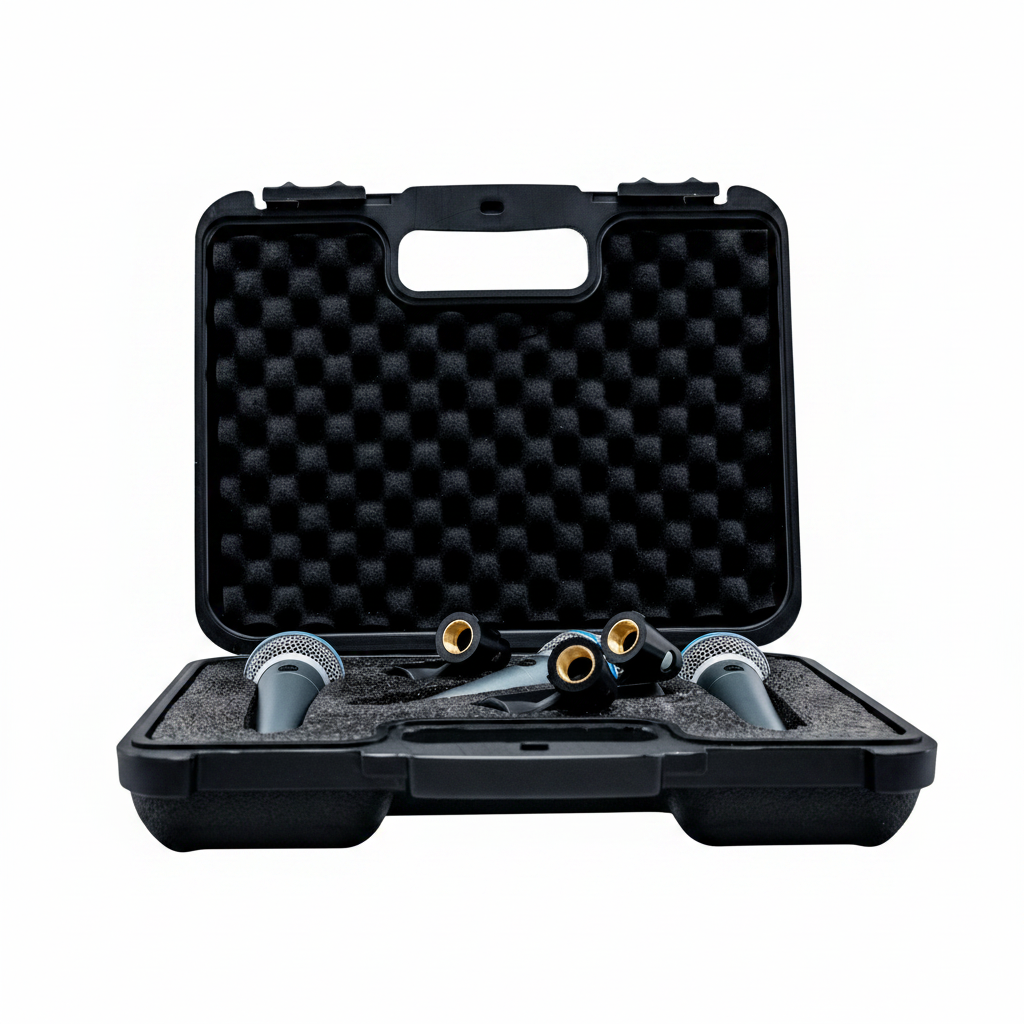 PowerWorks PW-385 Dynamic Vocal Microphone Kit
