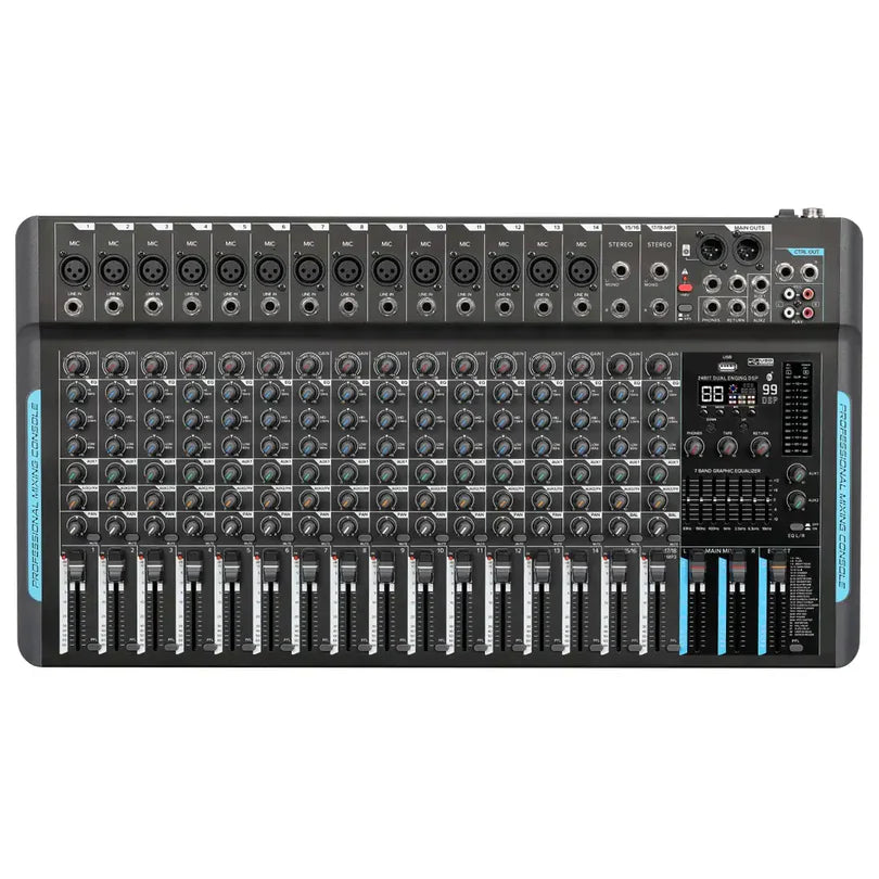 PowerWorks X16BT-UFX 16-Channel Mixer with DSP Effects