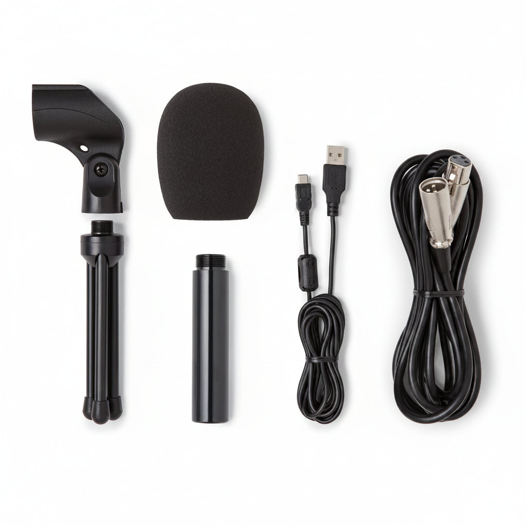 Samson Q2U USB/XLR Dynamic Microphone with Accessories