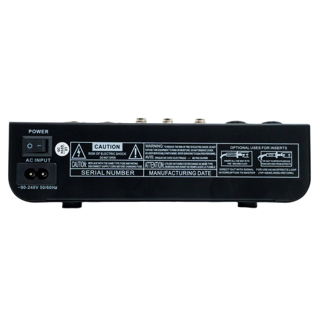 PowerWorks R602BT USB 4-Channel Analogue Mixer