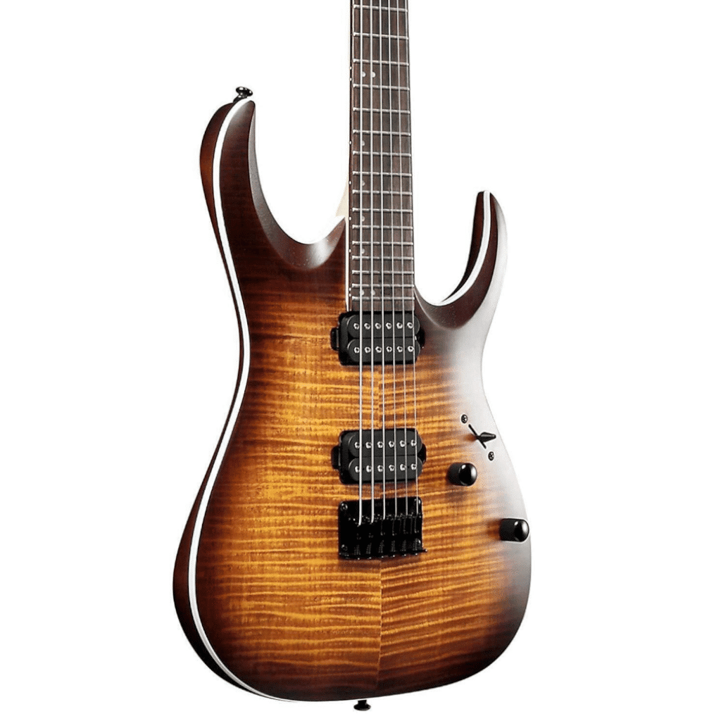 Ibanez RGA42FM Electric Guitar – Blue Lagoon Burst Flat / Dragon Eye Burst Flat / Transparent Gray Flat