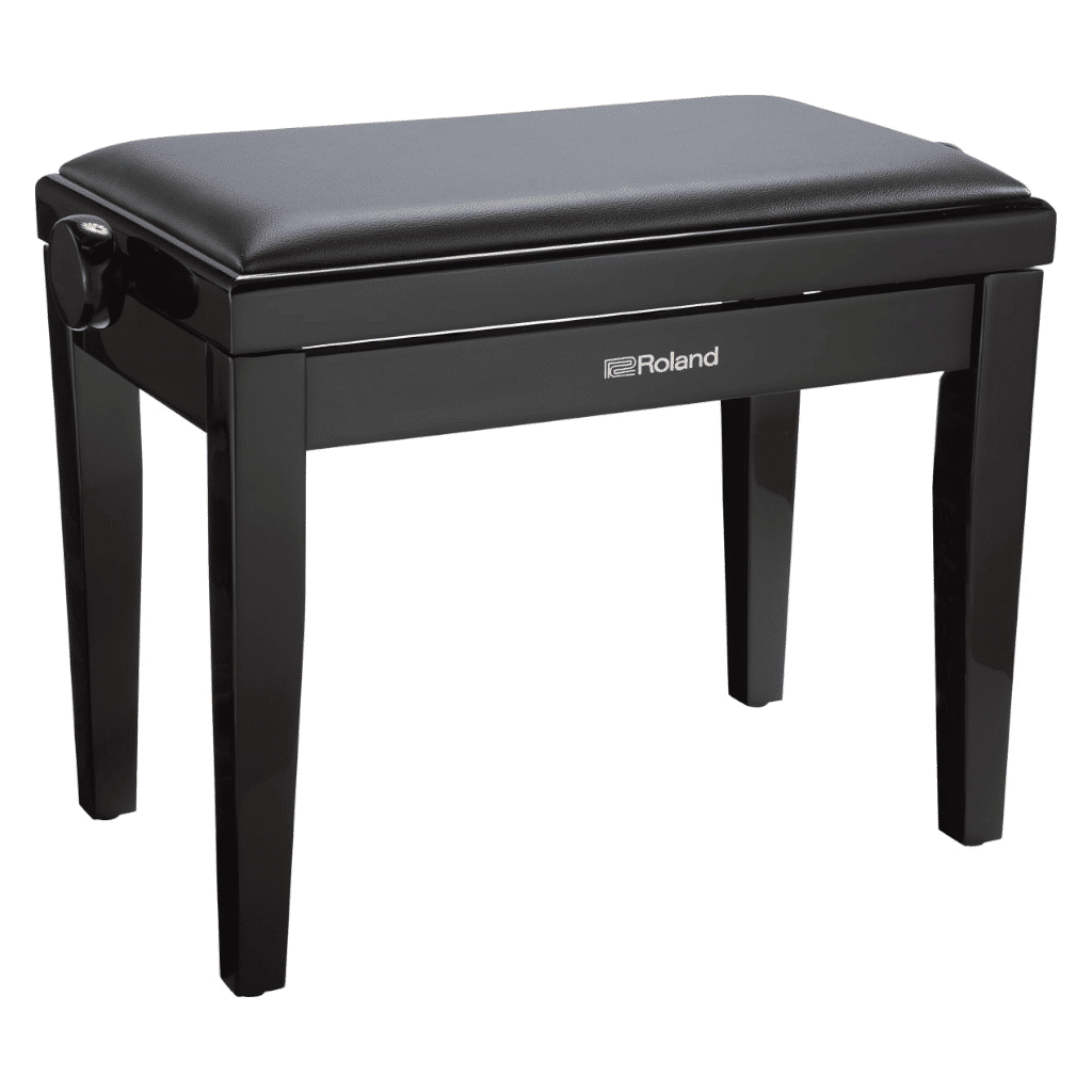 Roland RPB-200PE Piano Bench with Cushioned Seat – Polished Ebony
