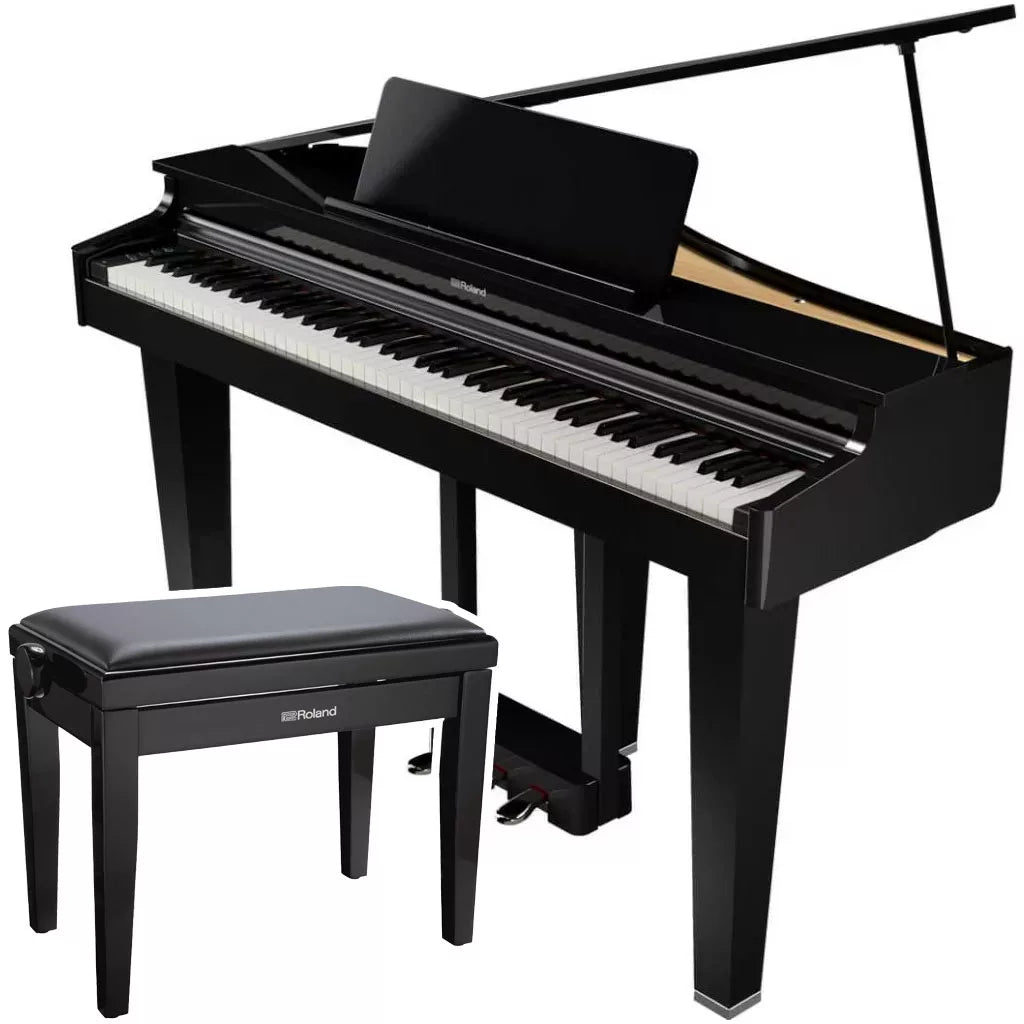 Roland GP-3 Digital Grand Piano with Bench – Polished Ebony