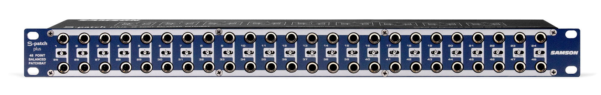 Samson S-Patch Plus 48-Point Balanced Patchbay
