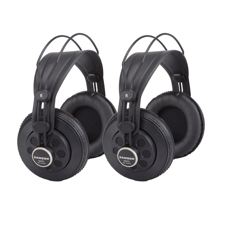 Samson SR850 – Studio Reference Headphones (2 Pack)