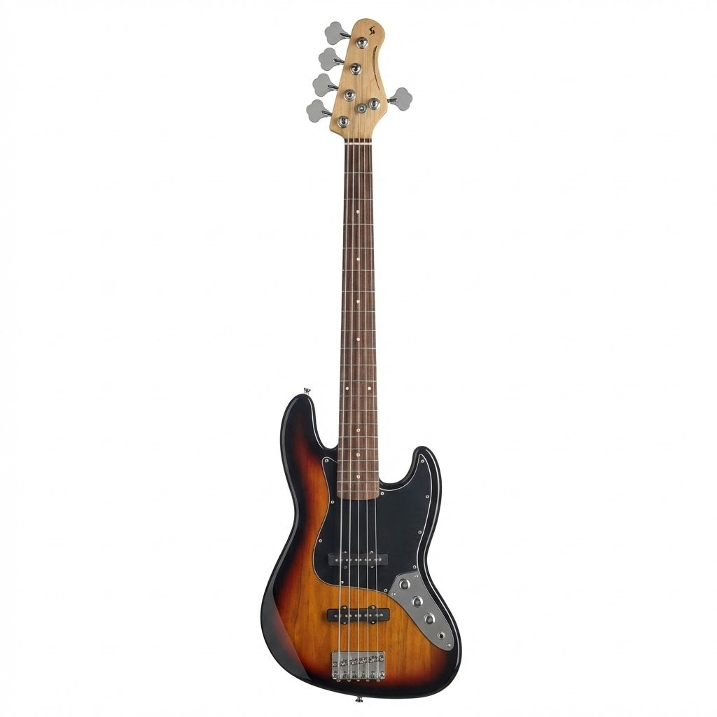 Stagg SBJ-30 SNB 5S 5-String Electric Bass - Sunburst