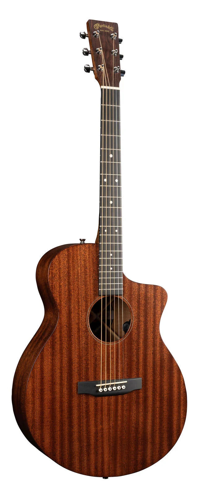 Martin SC-10E – Sapele Top, Back & Sides – Satin Finish W/Soft-Shell Case or Gig Bag