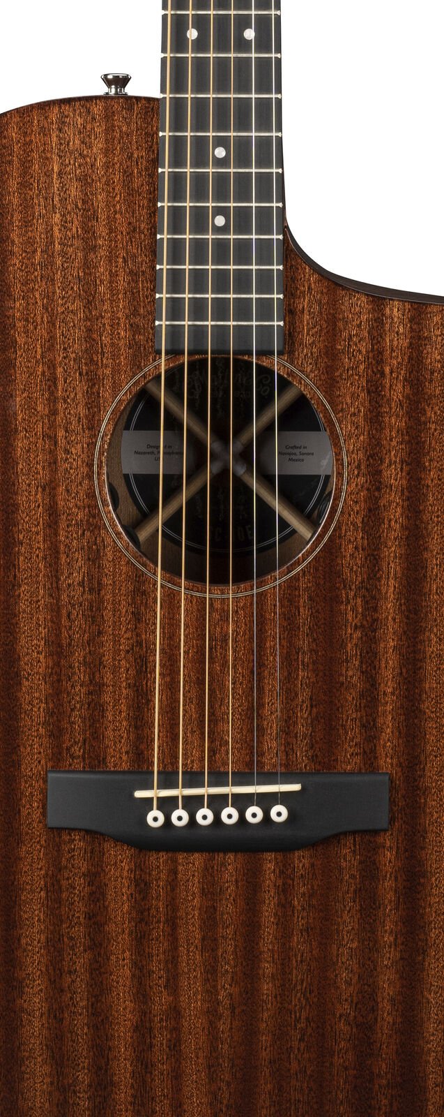 Martin SC-10E – Sapele Top, Back & Sides – Satin Finish W/Soft-Shell Case or Gig Bag