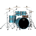 Mapex Saturn Evolution Rock-Maple 4-Piece Pack - Exotic Azure Burst Lacquer