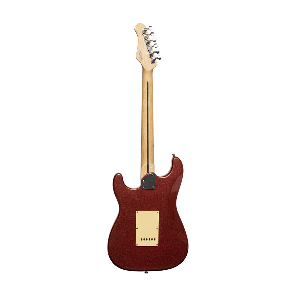 Stagg SES-30 CAR Electric Guitar - Candy Apple Red