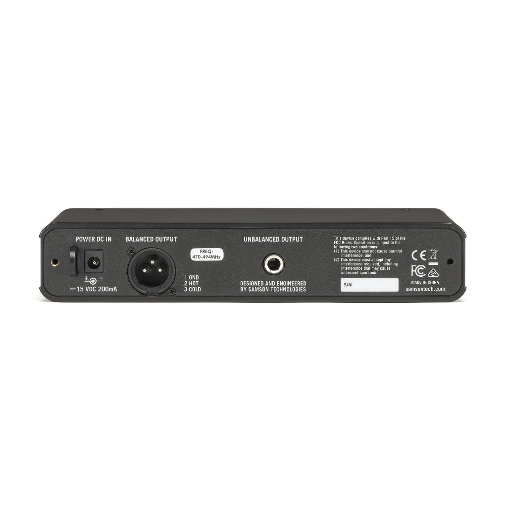 Samson Concert 88x CL6 Handheld UHF Wireless System