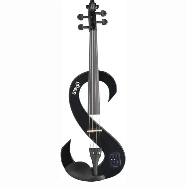 Stagg EVN 44 – 4/4 Electric Violin (Black) w/ Soft Case