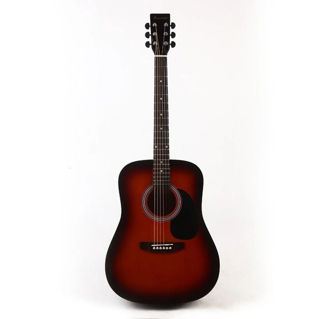 Sandner Dreadnought Acoustic Guitar – Natural Finish