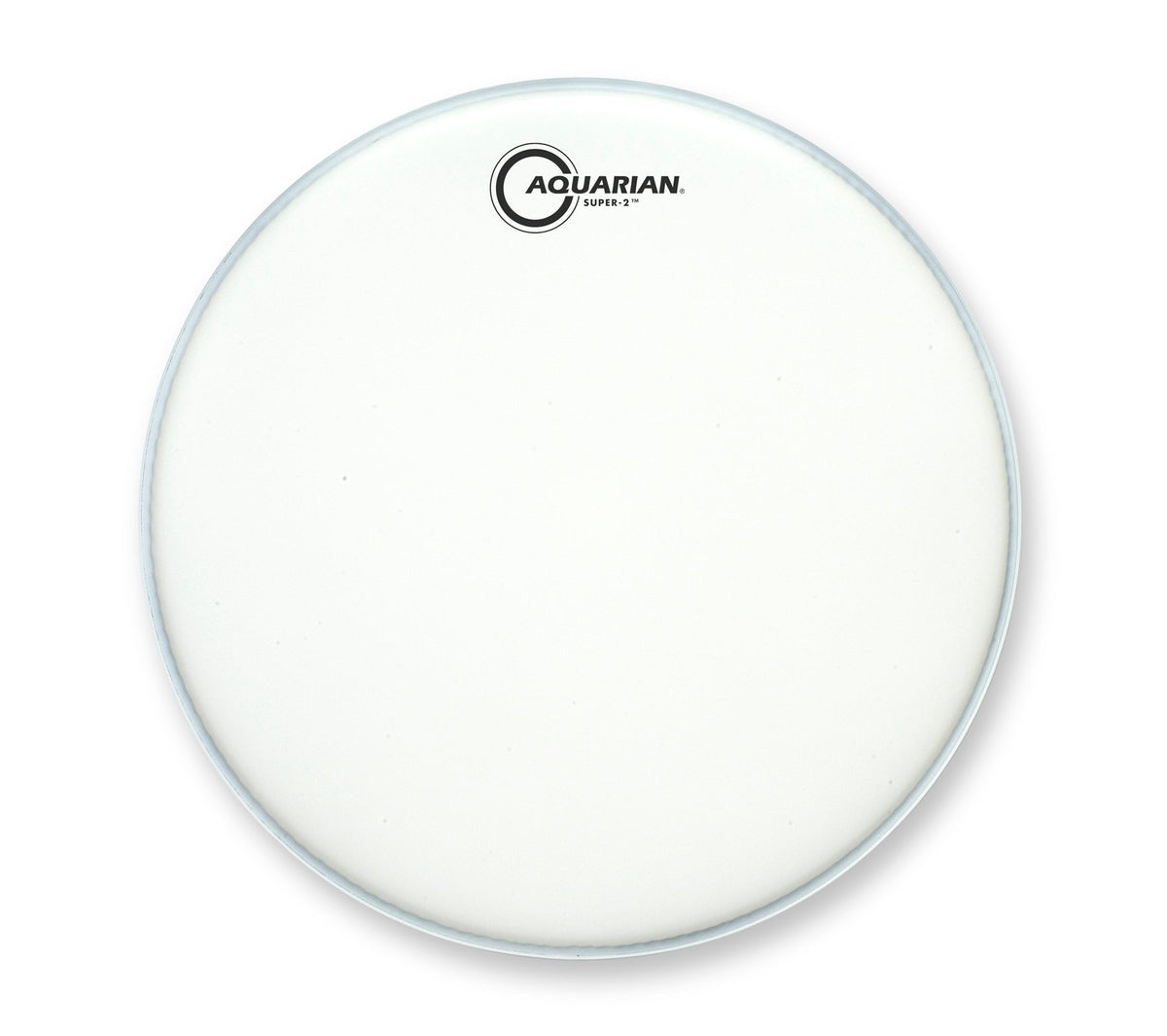 Aquarian 12" Super-2 White Texture Coated Drumhead - representative manufacturer image