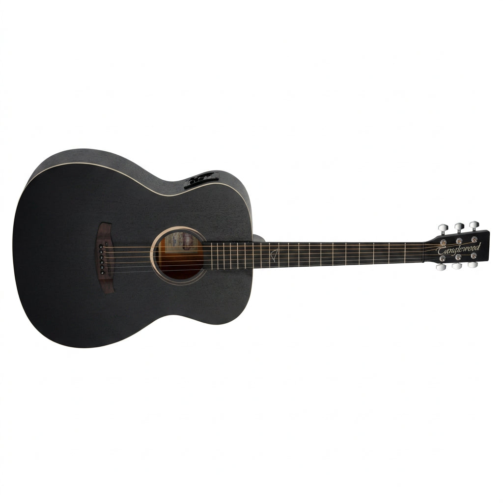 Tanglewood Blackbird TB3E Electro Acoustic Guitar - Smokestack Black Satin