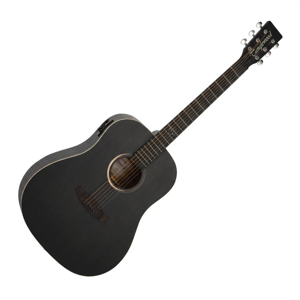 Tanglewood Blackbird TB5SE Electro-Acoustic Guitar - Smokestack Black Satin