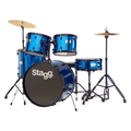 Stagg TIM122B 5-Piece 6-Ply Basswood 22" Standard Drum Set - Blue