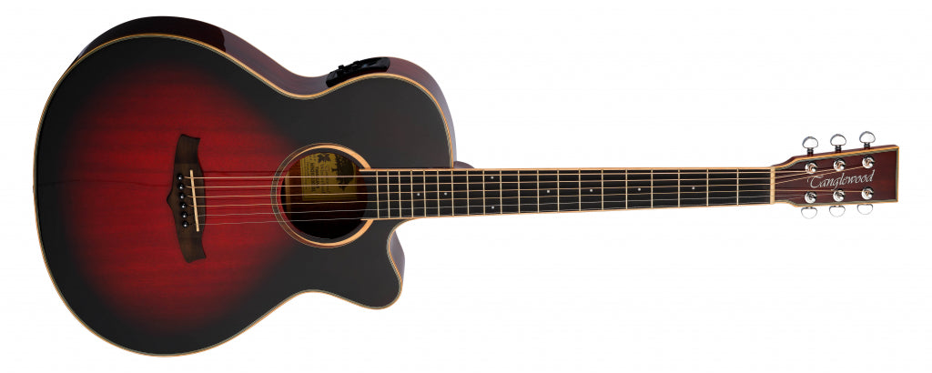 Tanglewood Winterleaf TW4CEAVB Superfolk All Mahogany - Autumn Vintage Gloss W/Bag