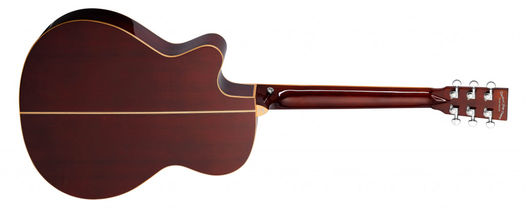 Tanglewood Winterleaf TW4CEAVB Superfolk All Mahogany - Autumn Vintage Gloss W/Bag