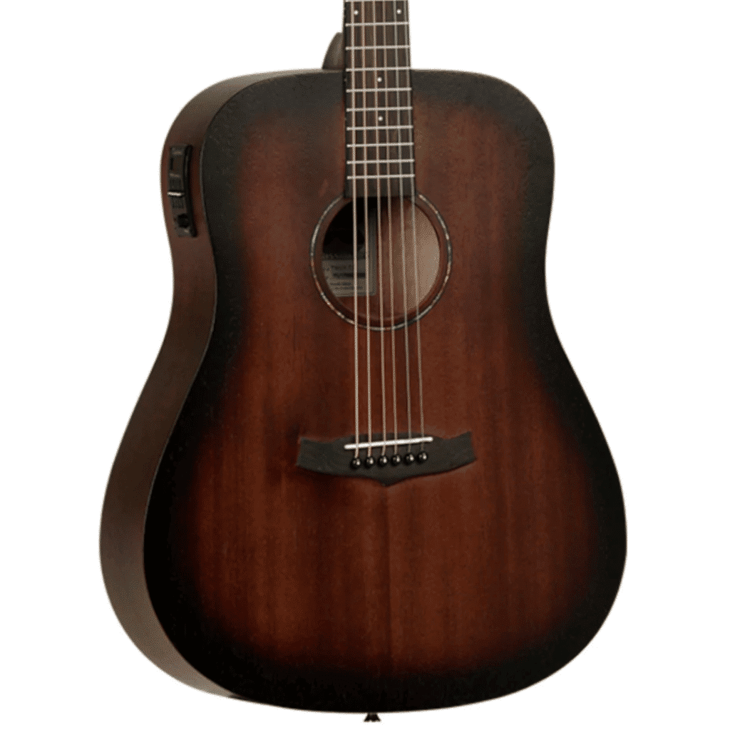Tanglewood Crossroads TWCRDE Dreadnought - Whiskey Barrel Burst Satin W/Bag