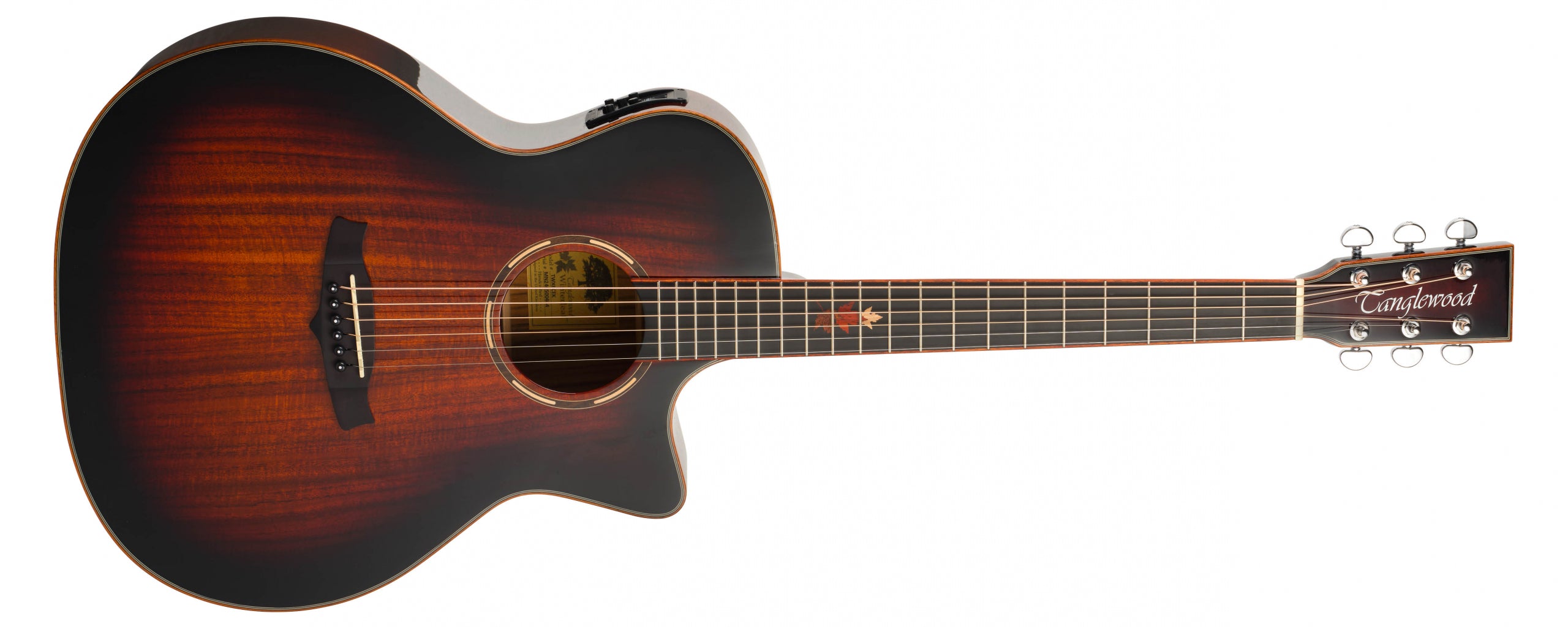 Tanglewood Winterleaf Exotic TWX6CEK Grand Auditorium Cutaway - Autumn Burst Gloss W/Bag