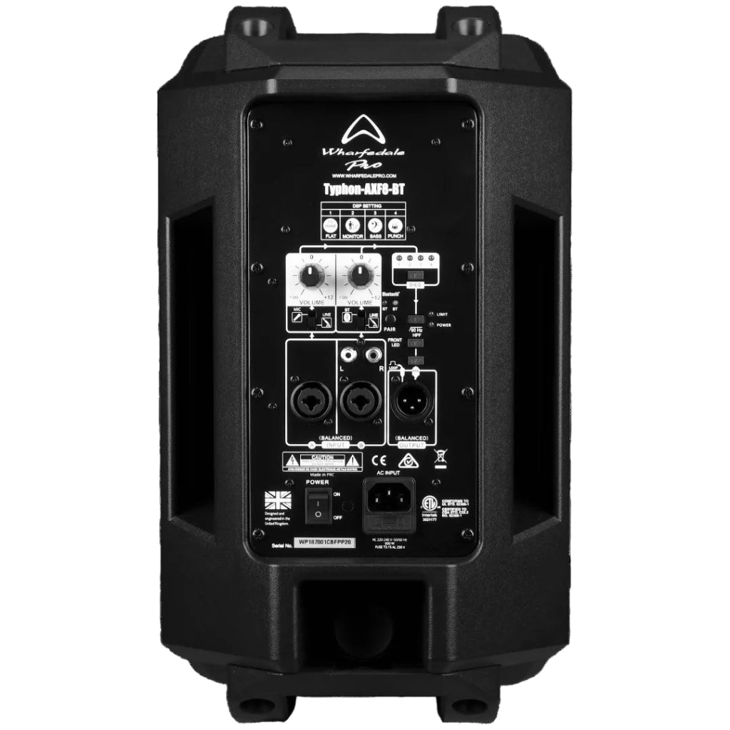 Wharfedale Pro TYPHON-AXF8-BT 8-Inch Active Loudspeaker