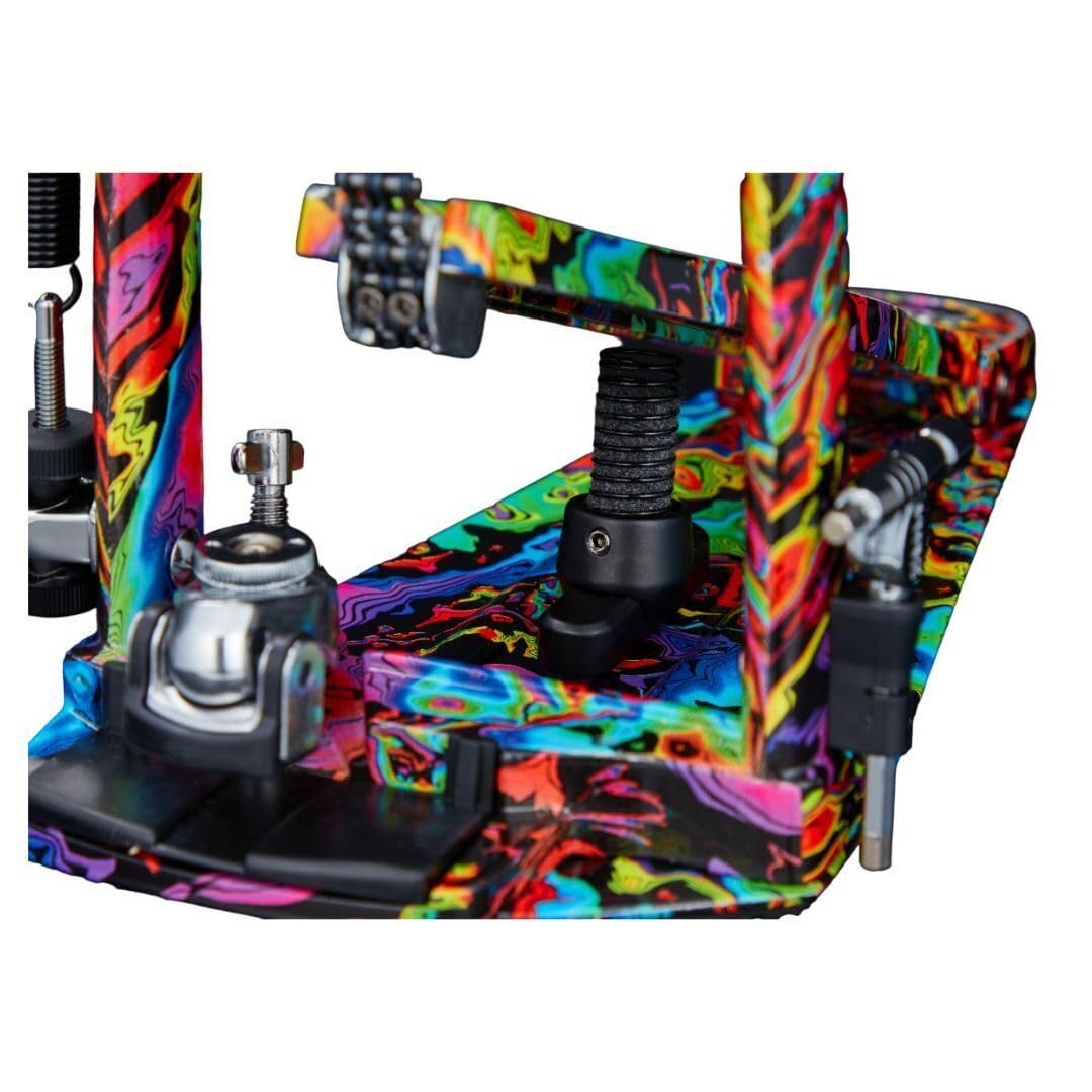 Tama Iron Cobra Power Glide Single Bass Drum Pedal - Psychedelic Rainbow
