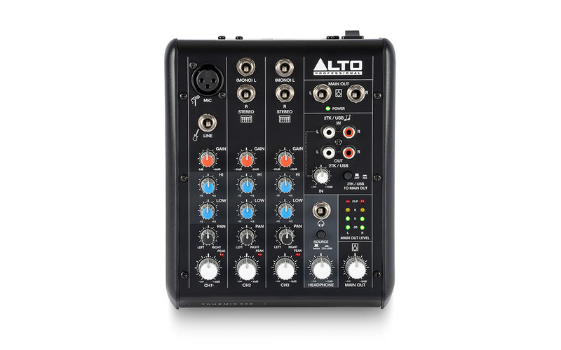 ALTO PROFESSIONAL TRUEMIX 500 5-CHANNEL ANALOG MIXER WITH USB