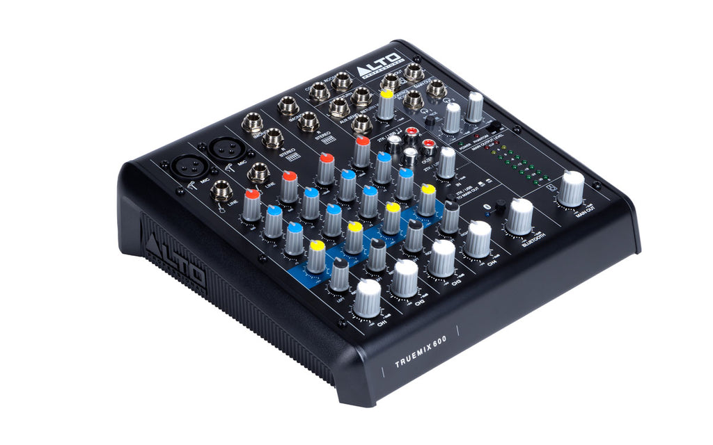 ALTO PROFESSIONAL TRUEMIX 600 6-CHANNEL COMPACT MIXER WITH USB AND BLUETOOTH