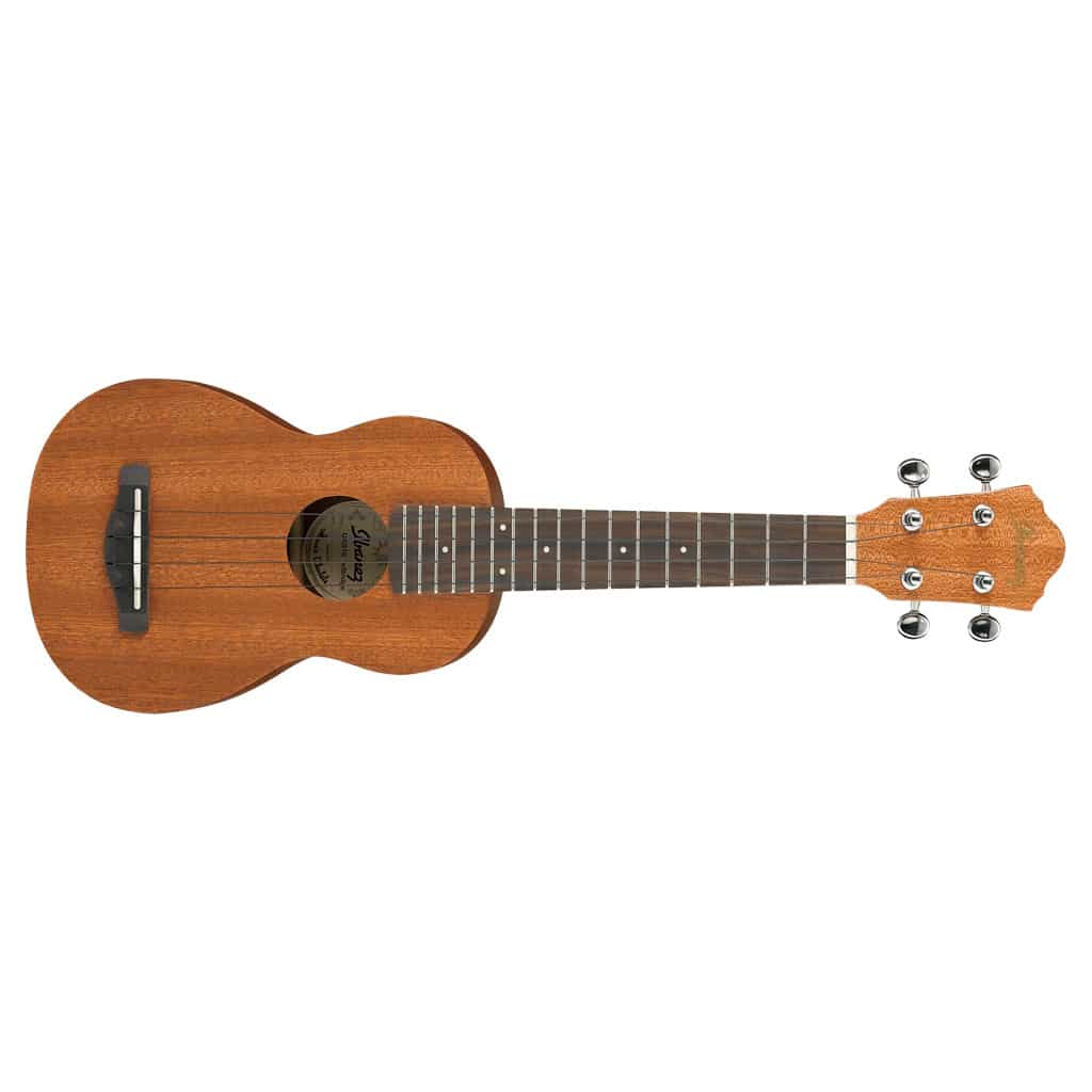 Ibanez UKS10 Soprano Ukulele – Open Pore Natural Finish with Bag