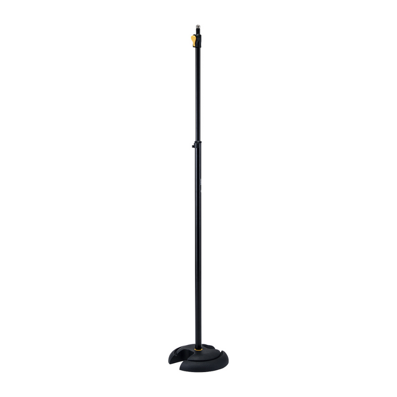 HERCULES MS201B MICROPHONE STAND   - "H" BASE W/EZ GRIP HEIGHT ADJUSTMENT