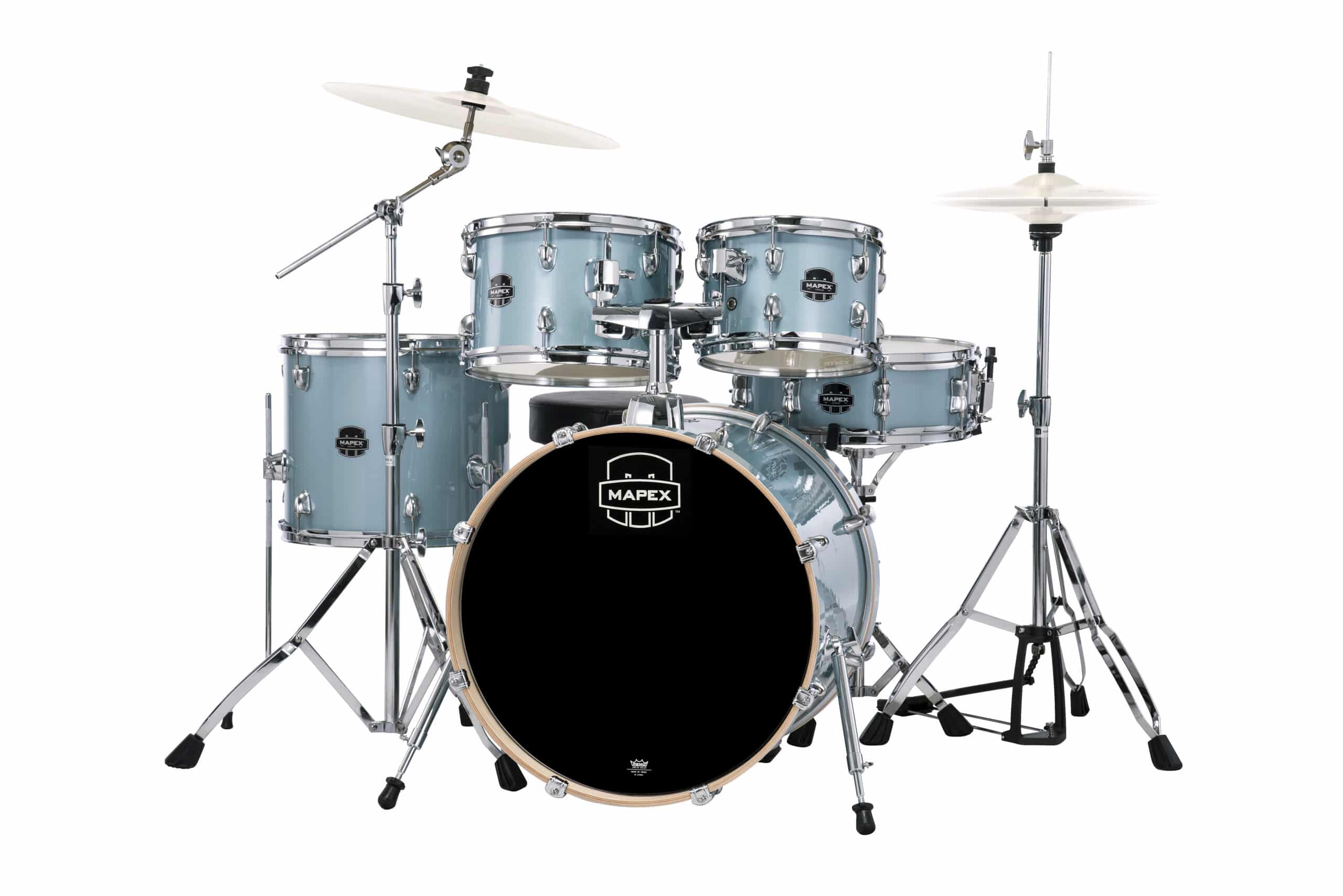 Mapex Venus VE5044FTVJ 5-Piece Fusion Drum Kit - Aqua Blue Sparkle