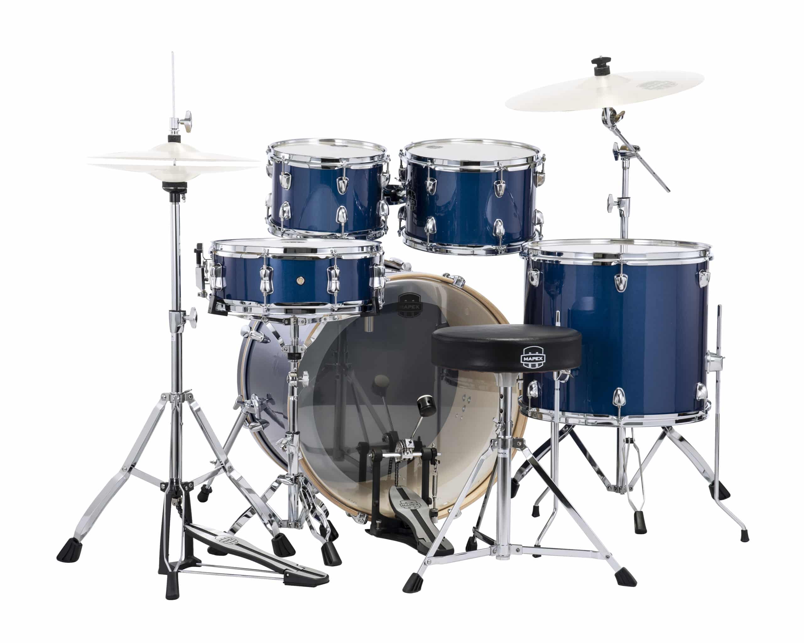 Mapex Venus VE5294FTVI 5-Piece Rock Drum Kit - Blue Sky Sparkle