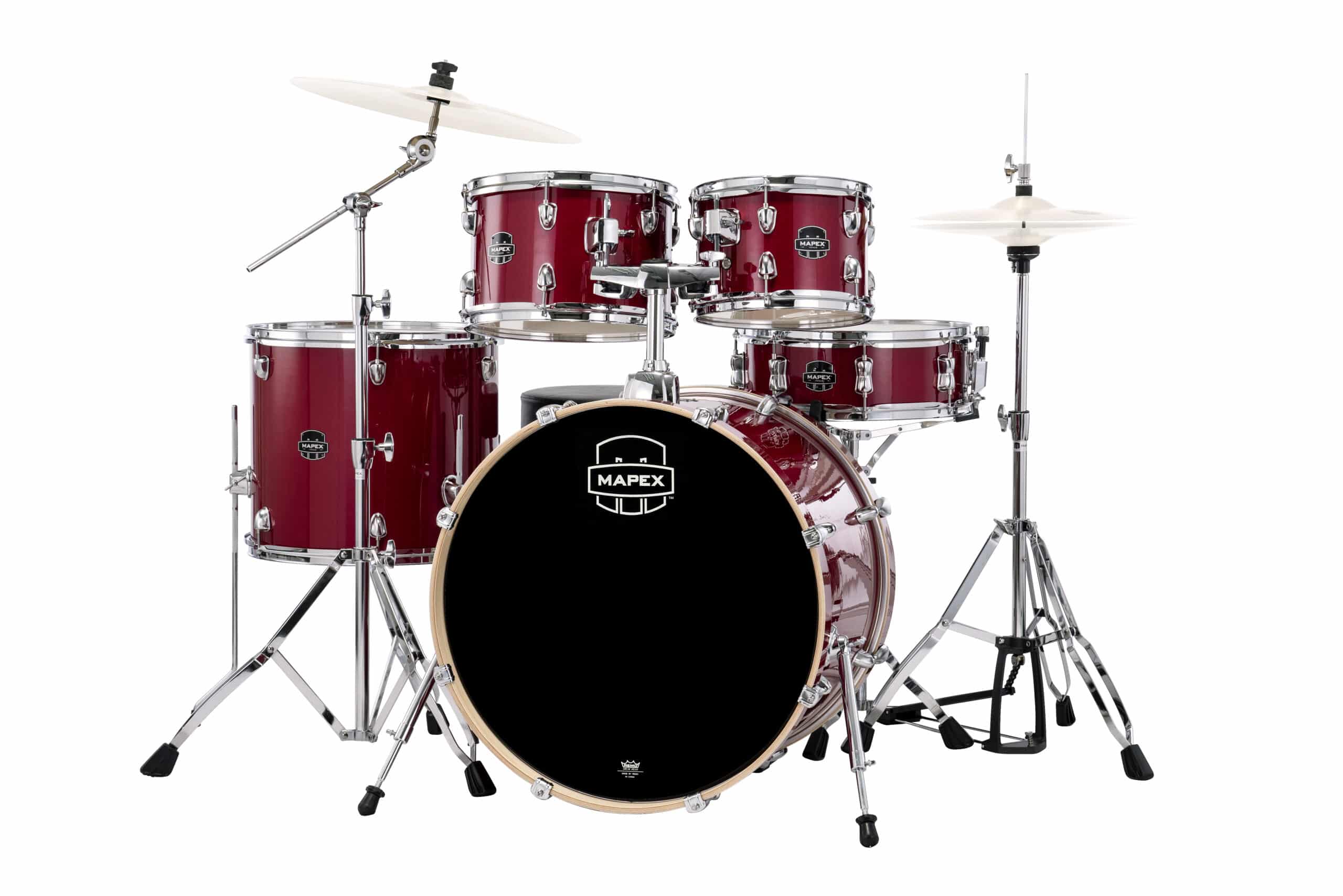 Mapex Venus VE5294FTVM 5-Piece Rock Drum Kit - Crimson Red Sparkle