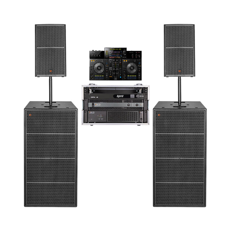 CELTO ACOUSTIQUE CT12V COMBO WITH PIONEER XDJ-RR CONTROLLER