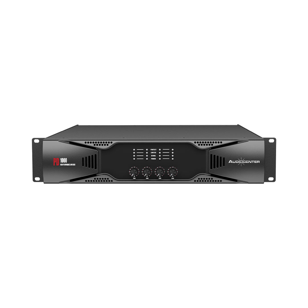 Audiocenter PD1000 – 4-Channel Professional Power Amplifier