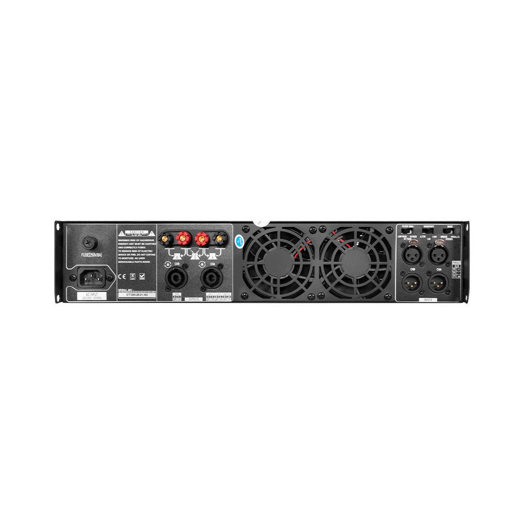 Audiocenter CT1200 2-Channel Power Amplifier