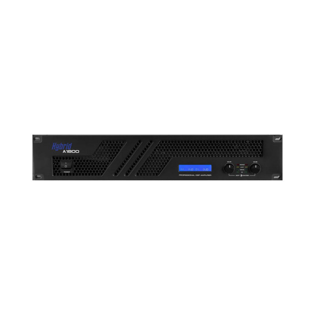 Hybrid A1800MK6 2-Channel DSP Power Amplifier