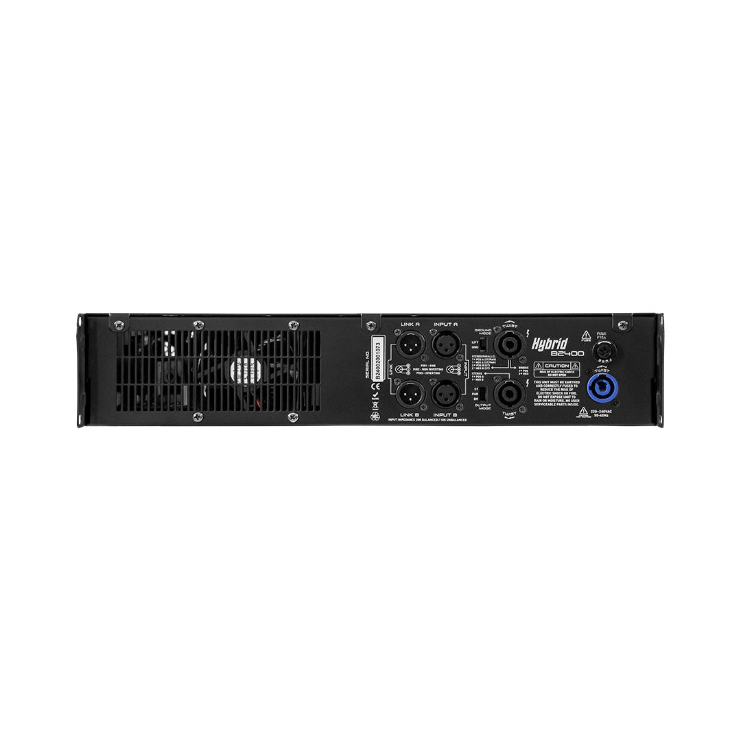 Hybrid B2400 MK6 – 2-Channel Power Amplifier