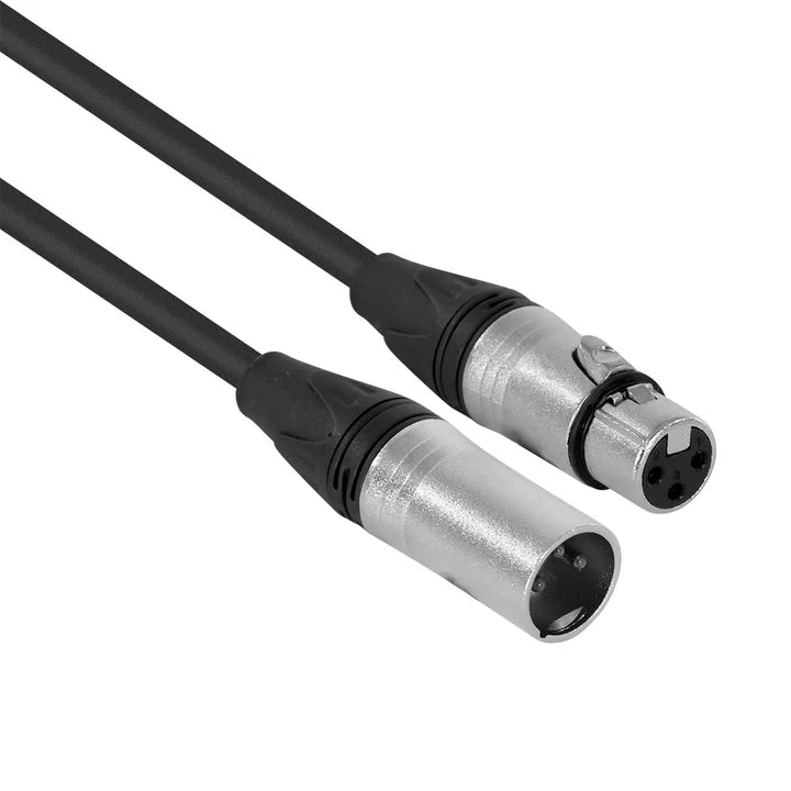Hybrid XLR Male to XLR Female Audio Cable – 0.3m