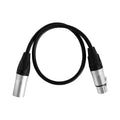 Hybrid 0.5m XLR Male to XLR Female Audio Cable