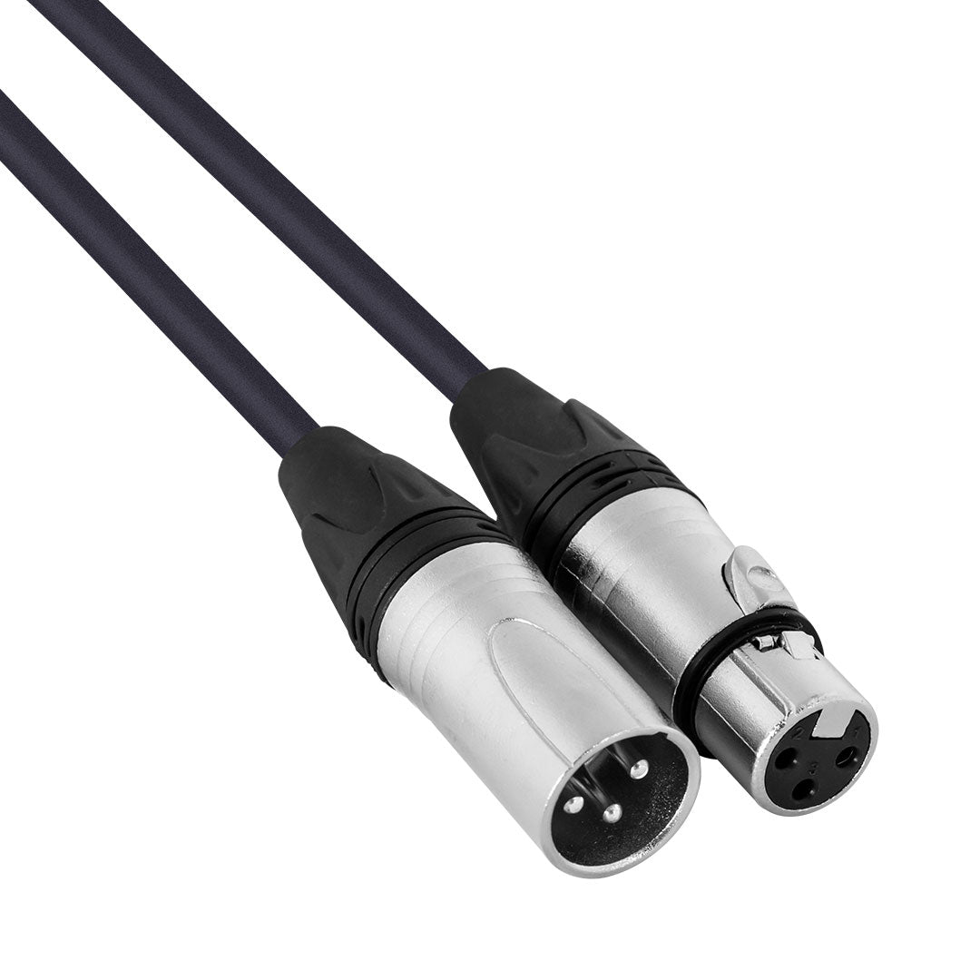 Hybrid 0.5m XLR Male to XLR Female Audio Cable