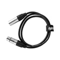 Hybrid XLR Female to XLR Male Balanced Audio Cable (1m) – SIG-BAL-X(F)-X(M)-1M