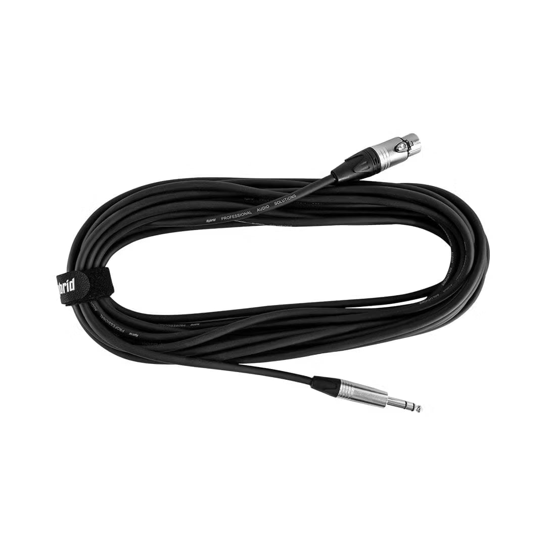 Hybrid XLR Female to 1/4″ Stereo Jack Cable (10m) - SIG-BAL-X(F)-J(S)-10M
