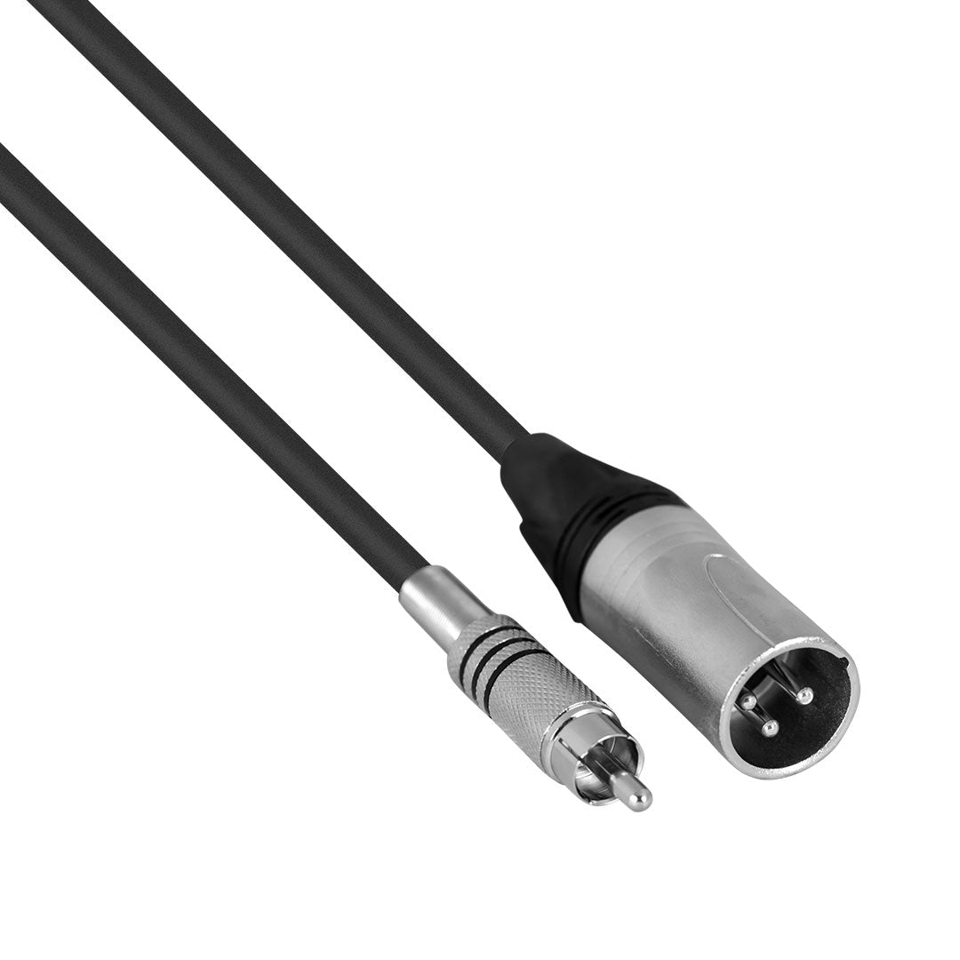 Hybrid XLR Male to RCA Audio Cable (0.8m) - SIG-UB-X(M)-RCA-0.8M