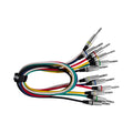 Hybrid 1/4″ Stereo Jack to Jack Color-Coded Audio Cable (1m, 6-Pack) – SIG-BAL-J(S)-J(S)-1M/6P