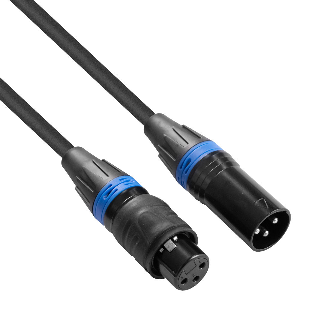 Hybrid DMX 3-Pin XLR Female to XLR Male Cable (3m, IP65) – DMX-3P-X(F)-X(M)-3M