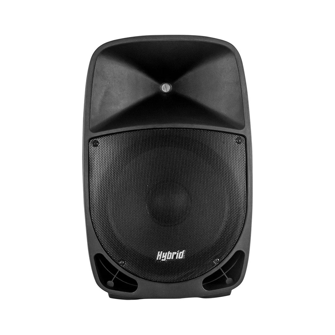 Hybrid Party Box 15 – 2 x 15″ Active Speaker Combo System with Stands, Mic & Cables