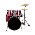 Hybrid MI HD5 5-Piece Drum Kit - Lazer Red