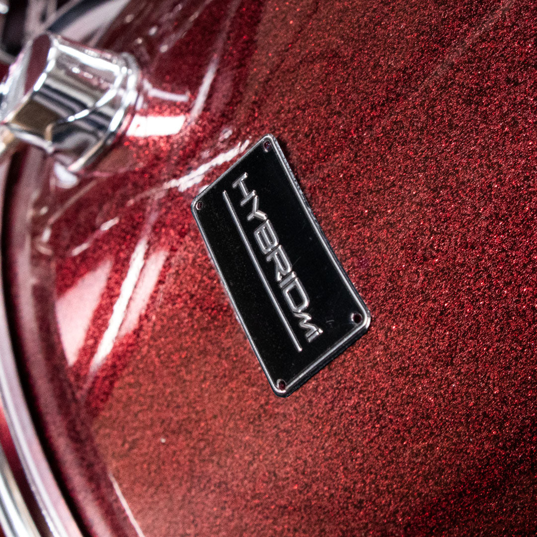 Hybrid MI HD5 5-Piece Drum Kit - Lazer Red